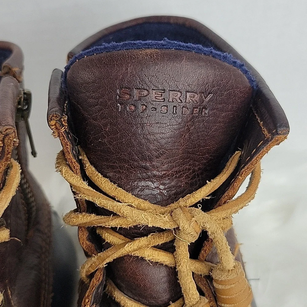 SPERRY TOPSIDER Duck Boots With Side Zipper Women's‎ Size 7